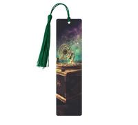 Segnalibro in metallo per uomini e donne personalizzato intaglio libro segno con nappa ciondolo carillon da sogno segnalibro per gli amanti dei libri regalo di compleanno studenti insegnanti regalo