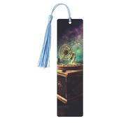Segnalibro in metallo per uomini e donne personalizzato intaglio libro segno con nappa ciondolo carillon da sogno segnalibro per gli amanti dei libri regalo di compleanno studenti insegnanti regalo