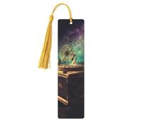 Segnalibro in metallo per uomini e donne personalizzato intaglio libro segno con nappa ciondolo carillon da sogno segnalibro per gli amanti dei libri regalo di compleanno studenti insegnanti regalo