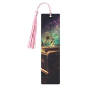 Segnalibro in metallo per uomini e donne personalizzato intaglio libro segno con nappa ciondolo carillon da sogno segnalibro per gli amanti dei libri regalo di compleanno studenti insegnanti regalo