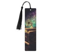 Segnalibro in metallo per uomini e donne personalizzato intaglio libro segno con nappa ciondolo carillon da sogno segnalibro per gli amanti dei libri regalo di compleanno studenti insegnanti regalo