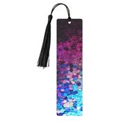 Segnalibro in metallo per uomini e donne personalizzato intaglio segno libro con nappa ciondolo glitter paillettes spot segnalibro per gli amanti dei libri regalo di compleanno studenti insegnanti