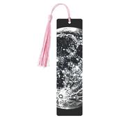 Segnalibro in metallo per uomini e donne personalizzato intaglio segno libro con nappa ciondolo luna segnalibro per gli amanti dei libri regalo di compleanno studenti insegnanti regalo