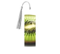 Segnalibro in metallo per uomini e donne personalizzato intaglio segno libro con nappa ciondolo verde kiwi segnalibro per gli amanti dei libri regalo di compleanno studenti insegnanti regalo