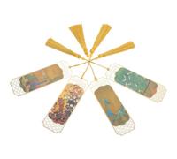 Segnalibro in Metallo Stile Cinese per Libri, Diario e Quaderni | Design Elegante con Catena, Superficie Chiara e Non Sbiadisce, Idea Regalo per Insegnanti e Lettori
