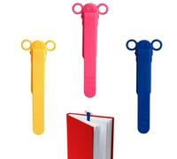 Segnalibro in silicone, a forma di elefante, grazioso segnalibro flessibile per scrivania da studio per bambini, angolo lettura biblioteca, decorazione, cancelleria scolastica, organizer per la casa