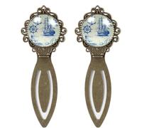 Segnalibro in stile vintage con elementi a forma di faro e nave, 2 pezzi, per amanti dei libri, scrittori, lettori, insegnanti, regali di compleanno per donne, uomini, adolescenti