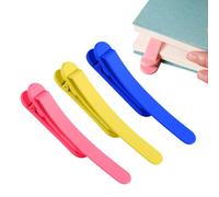 Segnalibro intelligente, segnalibri per libri | Clip per segnalibri in silicone intelligente 3 pezzi | Accessori per libri, segnalibri per libri di cucina, riviste ma