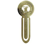Segnalibro ispirato a Outlander 24 K placcato oro tradizionale scozzese design Clan Fraser 'Je Suis Prest' - 'I Am Ready'