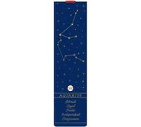 Legami - Segnalibro con Elastico Segnapagina, utile anche per tenere il Libro Chiuso, in Carta certificata plastificata, 4,7x17,5 cm, Tema Aquarius