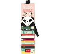 Legami - Segnalibro con Elastico, 4,7x17,5 cm, in Carta certificata FSC®, Tema Panda, Tiene il Sengo e il Libro Chiuso