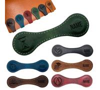 Segnalibro Magnetico in Pelle Personalizzato, Clip per Segnalibri Personalizzate, Segnalibri per la Lettura, Regalo Premuroso per Amanti dei Libri, Lettori, Bambini - Processo di Incisione Laser