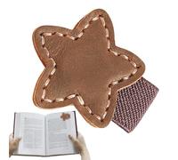 Segnalibro magnetico in pelle,Segnalibro magnetico in pelle,Portarotolo con stella a cinque punte - in, segnalibro multifunzionale per insegnanti donne, amanti dei libri