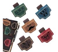 Segnalibro magnetico personalizzato in pelle con portapenne, segnalibro magnetico personalizzato in pelle, segnalibro magnetico personalizzato per lettori, regalo per amanti dei libri