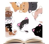 Segnalibro Magnetico,Segnalibri Con Design Di Gatto Per Agenda - Segnapagine Per La Lettura - Per l'Angolo della Lettura, Diario, Agenda, Scuola, Chiesa, Club, ed Biblioteca