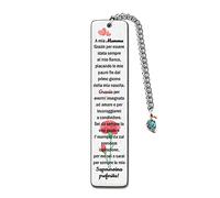 Segnalibro Mamma Apprezza La Festa Della Mamma Segnalibri Regalo Mamma Compleanno Buon Pensionamento Garofano Di Natale Personalizzato Ricordi Grazie Libro Accessorio Migliore Mamma Del Mondo