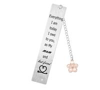 Segnalibro per mamma regalo da figlia figlio festa della mamma regali per mamma mamma mamma regalo di compleanno per madri gioielli fiore libro segno per leggere donne