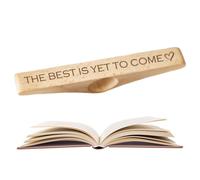 Segnalibro Per Pagine Di Libri Da Pollice | Assistente Per La Lettura In Legno - Anello Per Segnalibro Da Pollice - Per Lettori Appassionati Studenti Donne Uomini Bambini Ed Adulti