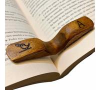 Segnalibro per pollice in legno, fatto a mano, per lettori di biblioteche, bibliotecari e lettori, accessorio di lettura ideale per insegnanti e amanti dei libri