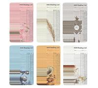 Segnalibro per tracciare libri | 60 pezzi accessori per biblioteca come pennarello laterale, per tenere traccia dei libri, per gli amanti dei libri, studenti, insegnanti, bambini, adulti