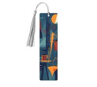 Segnalibro per violoncello violino, segnalibro colorato in legno con nappa, segnalibro per donne e uomini, per leggere le pagine, regali per gli amanti dei libri