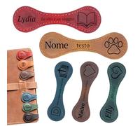 Segnalibro Personalizzato Segnalibri Magnetici In Pelle Personalizzati, Segnalibro Fatto A Mano Inciso, Segnalibro Magnetico Regalo Per Donne, Uomini, Amanti Dei Libri, Famiglia, Amici (Colore retrò)