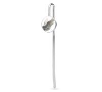 Segnalibro realistico a forma di ala d'angelo, in acciaio inox, con vetro di cristallo, per lettori scolastici, forniture per ufficio