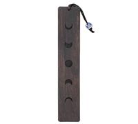 Segnalibro Stile retrò Sole Luna Stella Modello Segnalibri in legno di sandalo Appunti for studenti Biblioteca scolastica Forniture for la lettura Cancelleria(1Pcs Ebony B)