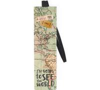 Legami SE0243 - Segnalibro con Elastico, 4,7x17,5 cm, in Carta, Tema Travel, Elastico segnapagina, tiene il Libro chiuso, Idea Regalo per Lettori, per Adulti e Bambini, Regalo per Insegnanti, unica