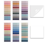 Segnapagina Adesivi, 1300 Pezzi Sticky Notes Colorati e Foglietti Adesivi Trasparenti, Piccolo Segnalibri Adesivi, Riutilizzabile Sticky Notes, per Taccuini, Classificare File