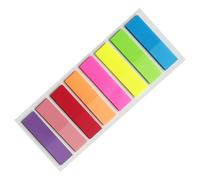 Segnapagina Adesivi Linguette - 8 Colori Set Strisce Trasparenti Fluorescenti Indicatori Libro Resistenti Riutilizzabili Guida Scrittura | per Libri Quaderni Studio Ufficio Scuola Archiviazione
