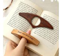 Segnapagina Legno A Forma Di Libricino Incisione Di Nome E Testo A Scelta