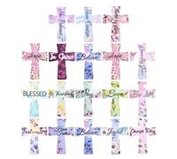 Segnapagina magnetico a forma di croce cristiana, per amanti dei libri, studenti, cristiani, donne, uomini, adulti