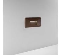 SEGNAPASSI A INCASSO LED BREEN BRONZO 4W 380LM CCT 3000K / 4000K IP65 19X1X9CM