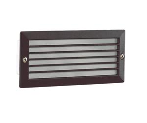 Segnapassi Contemporaneo Peyton Pc Nero Griglia 1 Luce E27 Ip54