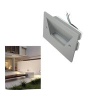 Segnapassi faretto 3 w led luce calda segna passo da muro scale giardino es49 [EEK: A+++]