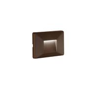 Segnapassi LED Breen 8,5x13x1 cm bronzo Bronzo