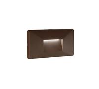 Segnapassi LED BREEN policarbonato per alloggio 506 con CCT IP65 380lm 4W bronzo Bronzo