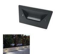 SEGNAPASSI LED LUCE BIANCA FARETTO 3 W SEGNAPASSO DA MURO SCALE GIARDINO ES49