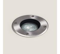 Segnapasso Circolare Incasso a Terra per GU10 Inox