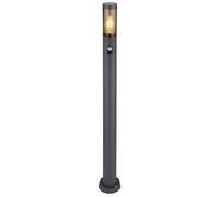 Segnapasso con rilevatore di movimento Smart LED piantana da esterno, dimmerabile, lampade da giardino, app e comando vocale, cambio colore RGB, 8.5W 806lm bianco caldo/bianco freddo, PxH 12,7x110cm