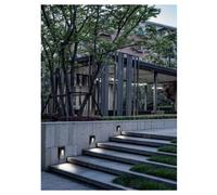 SEGNAPASSO DA ESTERNO FARETTO 12 WATT IP65 NERO LUCE CALDA FREDDA NATURALE ES62