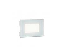 Segnapasso Da Esterno Moderno Spina Alluminio E Vetro Bianco Led 3W 4000K [EEK: A++]