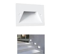 SEGNAPASSO FARETTO LED LUCE BIANCA 3 W SEGNAPASSI DA GIARDINO X SCALE MURO ES49B