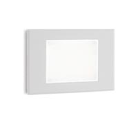 Segnapasso In Alluminio Bianco Led 3 W 300 Lm 3000K Spina