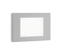 Segnapasso In Alluminio Marrone Led 3 W 300 Lm 3000K Spina
