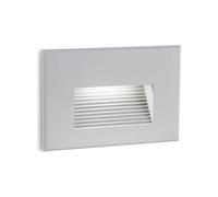 Segnapasso In Alluminio Svasato Scalinata Marrone Led 3 W 300 Lm 3000K Spina
