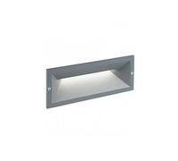 Segnapasso Incasso Chiuso Mask Alluminio E Termoplastica Grigio Led 12W 4000K