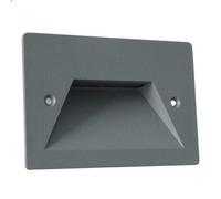 Segnapasso led a incasso 3W per cassetta scatola 503 220V applique luce soffusa per esterno IP65 lampada da muro parete bianco grigio (Grigio - luce naturale)
