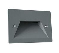 Segnapasso led a incasso 3W per cassetta scatola 503 220V applique luce soffusa per esterno IP65 lampada da muro parete bianco grigio (Grigio - luce calda)